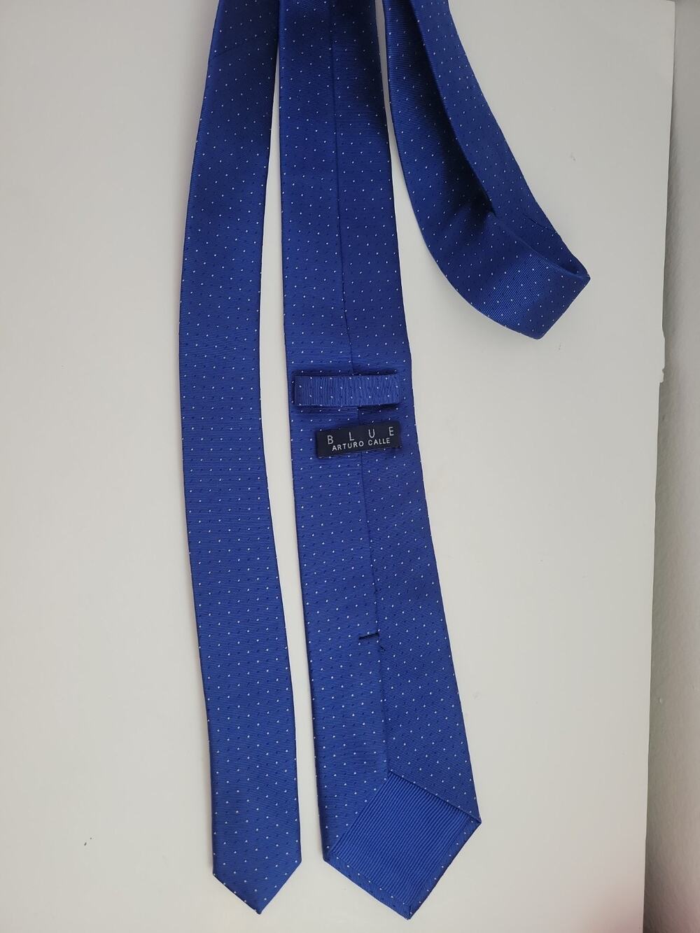BLUE ARTURO CALLE Men's Neck Tie 3.25" W NWT